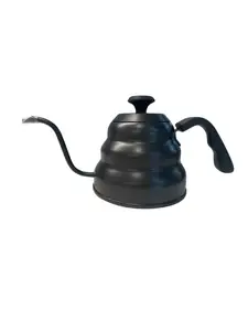 Kettle cuello de cisne negra con termómetro 1.000 ml
