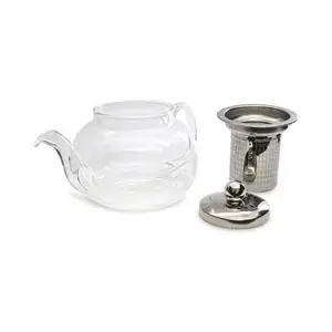 Tetera de vidrio con infusor removible 